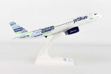 Skymarks Jetblue 15 Year Anniversary Bluemanity Airbus A320 N598JB 1/150 Scale Model with Stand