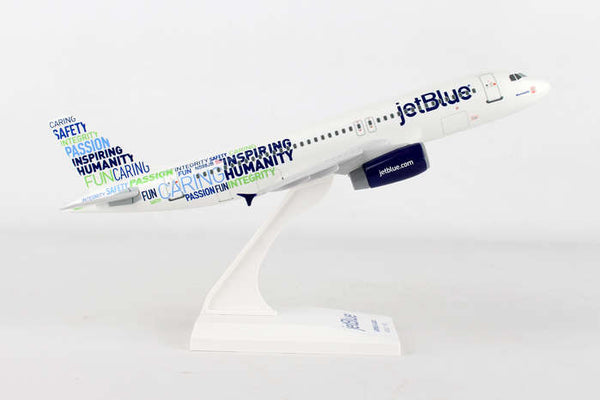 Skymarks Jetblue 15 Year Anniversary Bluemanity Airbus A320 N598JB 1/150 Scale Model with Stand