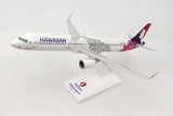 Skymarks Hawaiian Airlines A321 Neo 1/150 Scale Model Plane with Stand N202HA SKR990
