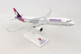 Skymarks Hawaiian Airlines A321 Neo 1/150 Scale Model Plane with Stand N202HA SKR990