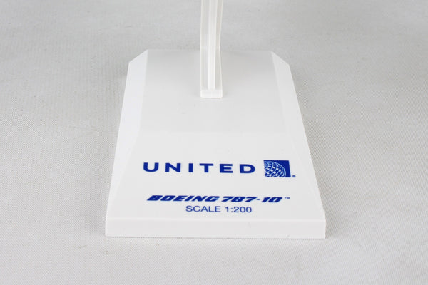 Skymarks Model United Airlines Boeing 787-10 1/200 Scale with Stand Reg N78791