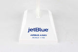 Skymarks Jetblue Vets in Blue Airbus A320 N775JB 1/150 Scale Model with Stand
