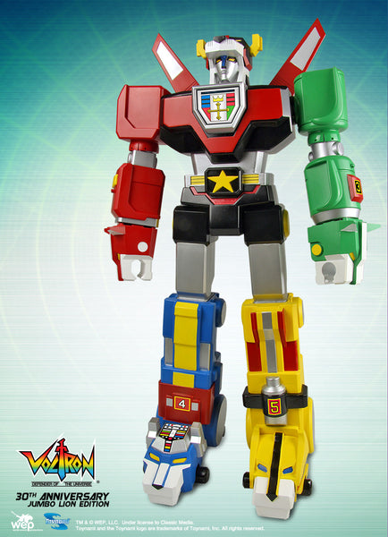 Voltron 30th Anniversary Jumbo Lion Force Vinyl Figure 24" Tall