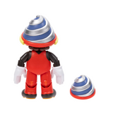 Nintendo Super Mario 4'' Drill Mario with Drill Mushroom Action Figure