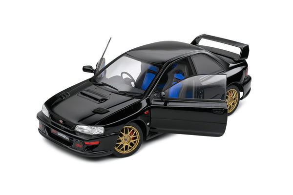 Solido Black Subaru Impreza 22B 1/18 Scale Diecast Model