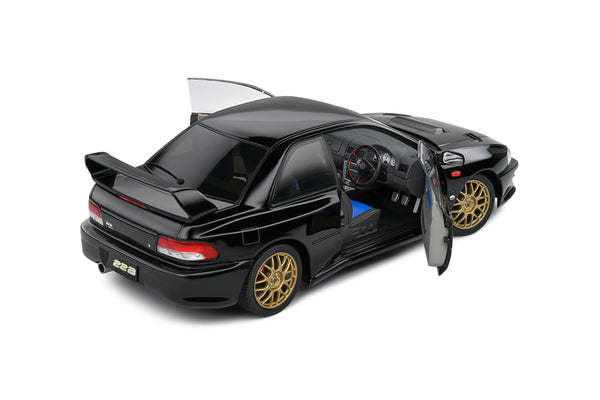 Solido Black Subaru Impreza 22B 1/18 Scale Diecast Model