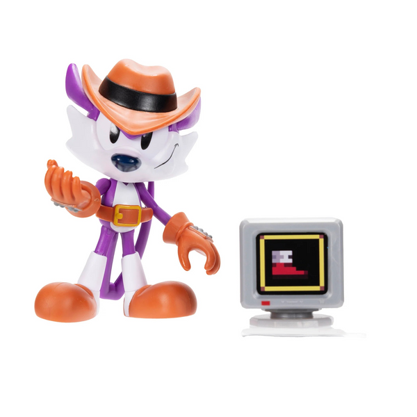 Sonic 35th Ann 4" Figures Jakk's Wave 26 Set of 4 (Fang, Kunckles Sonic, and Wave Swallow)