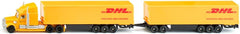 Siku 1806 1/87 Ho Scale DHL Freightliner Tandem Tractor Trailer