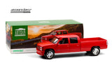 Greenlight Artisan 1/18th Scale 1997 Chevrolet Silverado 3500 Crew Cab Pickup Truck in Victory Red