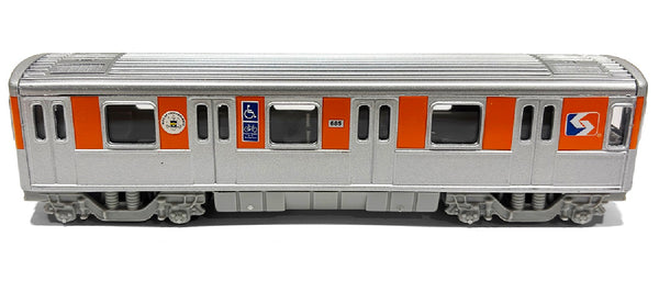 Philadelphia Septa Broad St Subway Diecast Pullback Toy 7 Inches Long