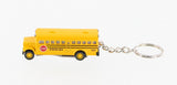 Mini Diecast School Bus 2.5 Inches Keychain with Pullback Action