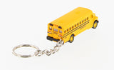 Mini Diecast School Bus 2.5 Inches Keychain with Pullback Action