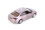 Light Purple Toyota Corolla Diecast Toy with Opening Doors and Pullback Action 1/33 Scale 5 1/2 Inches Long