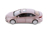 Light Purple Toyota Corolla Diecast Toy with Opening Doors and Pullback Action 1/33 Scale 5 1/2 Inches Long
