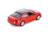 Red Toyota Camry Diecast Toy with Opening Doors and Pullback Action 1/34 Scale 5.6 Inches Long