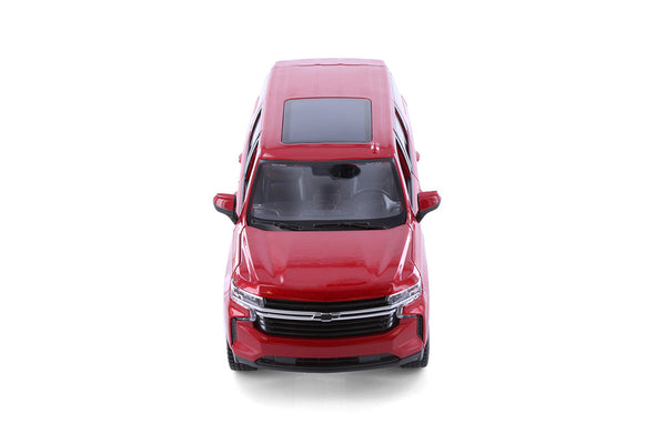 Red 2021 Chevy Tahoe 1/26th Scale Diecast Model with Window Box