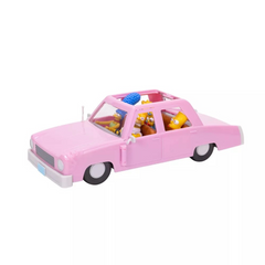 The Simpsons Family with Sedan Playset with 2.5" Figures by Jakks Pacific