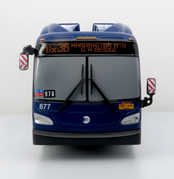 New York City MTA New Flyer Xcelsior Transit Bus Bank 1/43 Scale