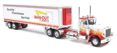 In-N-Out Burger 18-Wheeler 1/43 Scale 1973 Peterbilt 359 Tractor Trailer Model