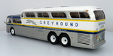 Greyhound Gold Stripe 50th Anniversary 1/43 Scale GM PD-4501 Scenicruiser Coach Bus Model