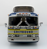 Greyhound Gold Stripe 50th Anniversary 1/43 Scale GM PD-4501 Scenicruiser Coach Bus Model