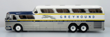 Greyhound Gold Stripe 50th Anniversary 1/43 Scale GM PD-4501 Scenicruiser Coach Bus Model