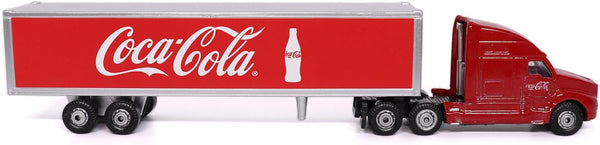 Coca Cola Classic Long Hauler 1/87 Scale Diecast Tractor Trailer Truck