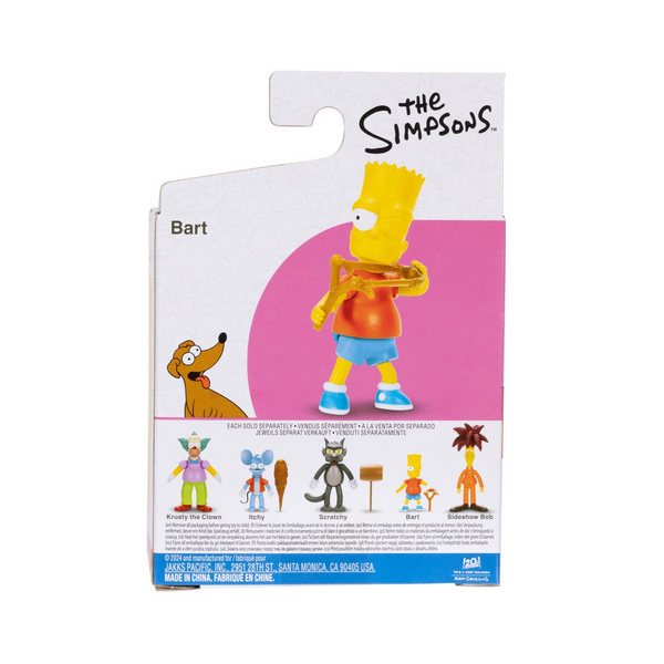 The Simpsons Jakks Pacific Bart Winking w/ Slingshot 2.5-inch Figure