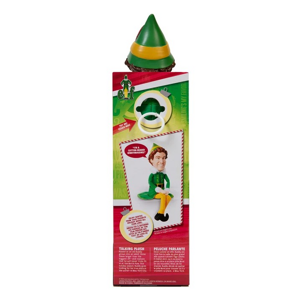 Buddy the Elf Shelf Talking Plush 15 Phrases