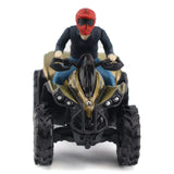 Diecast Master 1/32 Scale Can-Am Renegade X MR 1000R ATV Liquid Titanium Metallic with Driver Figure Model