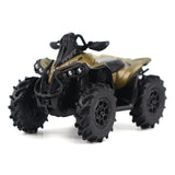 Diecast Master 1/32 Scale Can-Am Renegade X MR 1000R ATV Liquid Titanium Metallic with Driver Figure Model