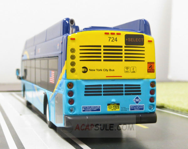 Light Model Mta NYC MTA Bx6 Select Service 1/64 Scale New Flyer XN40 Bus Model ...