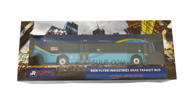 NYC MTA Bx6 Select Service 1/64 Scale New Flyer XN40 Bus Model
