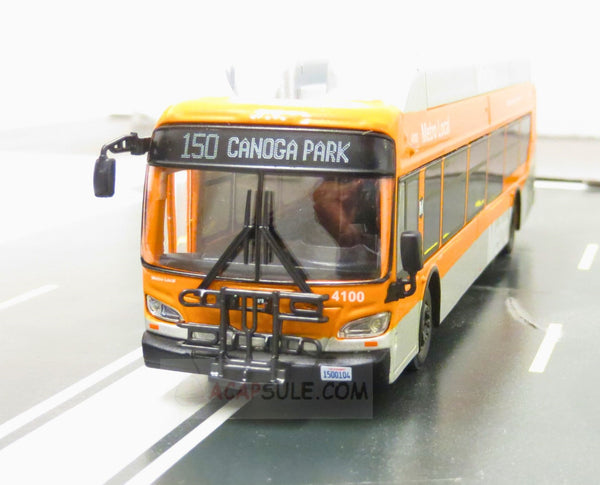 Los Angeles Metro Rt150 1/64 Scale New Flyer Xcelsior XN40 Transit Bus Diecast Model