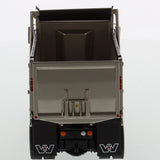 Western Star 4900 SF Dump Truck - Red cab - Matte silver body 1/50 Scale