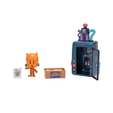 Dog Man Lil' Petey Figure with U-Clone-Em Machine by Jakks Pacific