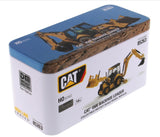 Diecast Masters 1/87 HO Scale CAT 450E Backhoe Loader with Collector's Tin