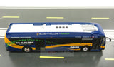 Alexandria DASH Route 35 to Pentagon 1/87 Scale Proterra ZX5 Electric Transit Bus Diecast Model