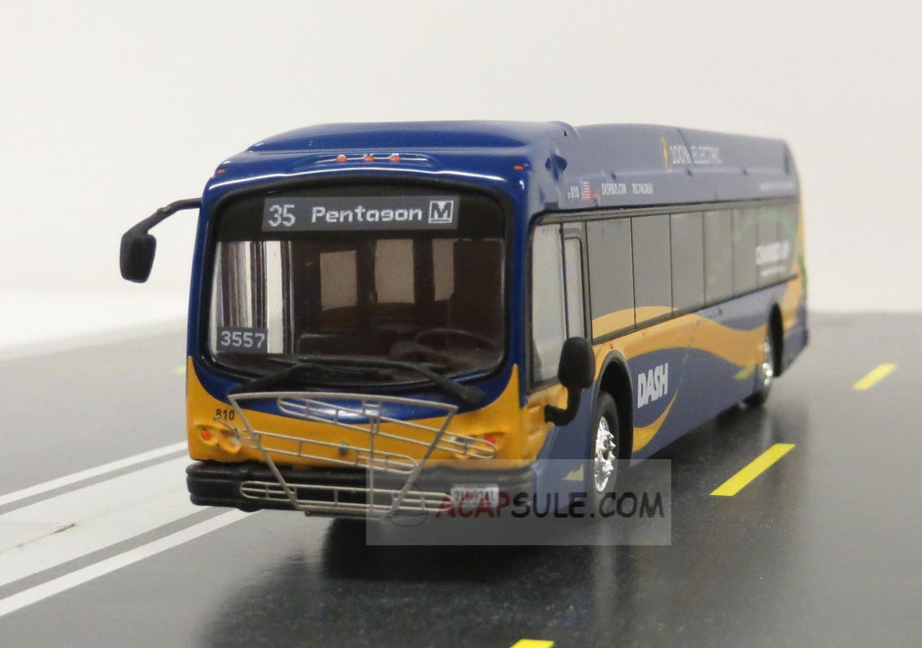 Alexandria DASH Route 35 to Pentagon 1/87 Scale Proterra ZX5 