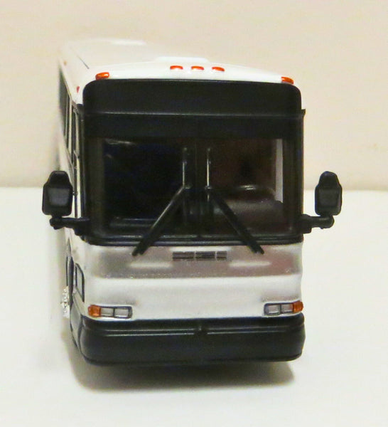 White No Livery- 1/87 Scale MCI D4000 Diecast Model Bus (Great for Customization)