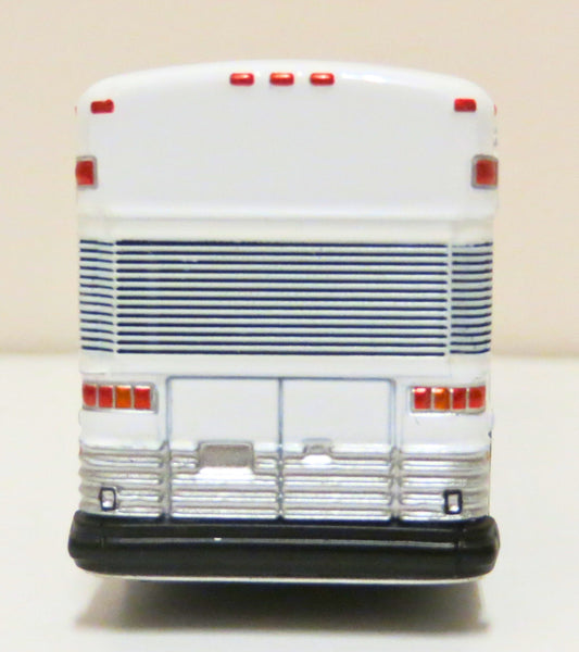 White No Livery- 1/87 Scale MCI D4000 Diecast Model Bus (Great for Customization)