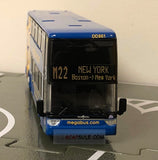 Megabus M22 New York to Boston - 1/87 Scale Van Hool TDX Double Decker Bus Model