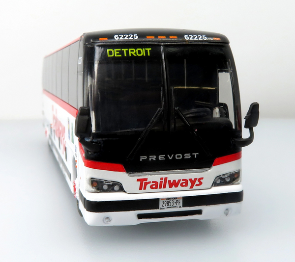 Adirondack Trailways Prevost X3-45 Coach Bus 1/87 Scale Diecast Model