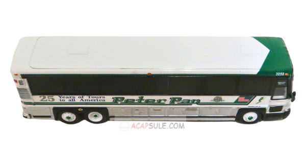 Peter Pan 25 Years of Tours - 1/87 Scale MCI D4000 Diecast Model Bus