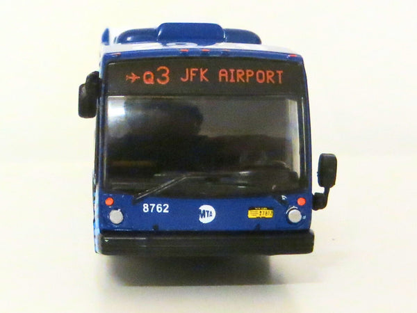 New York City MTA Q3 to JFK Airport 1/87 Scale Nova Bus LFS Transit Bus Diecast Model