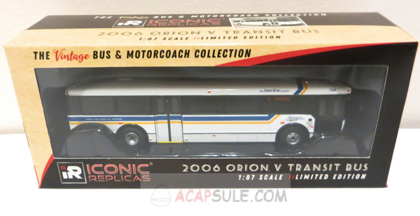 The Bee-Line System 1/87 Scale 2006 Orion V Transit Diecast Model Bus Destination Yonkers
