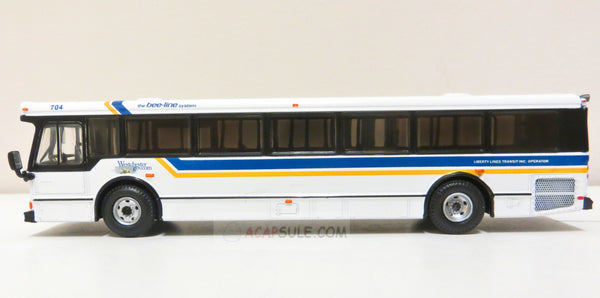 The Bee-Line System 1/87 Scale 2006 Orion V Transit Diecast Model Bus Destination Yonkers