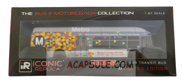 Los Angeles Metro Route 601 1/87 Scale New Flyer Xcelsior XN40 Model Bus