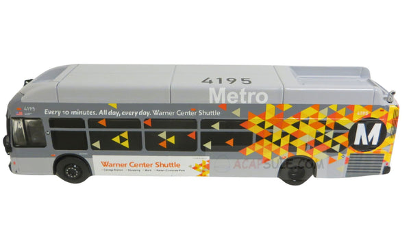 Los Angeles Metro Route 601 1/87 Scale New Flyer Xcelsior XN40 Model Bus