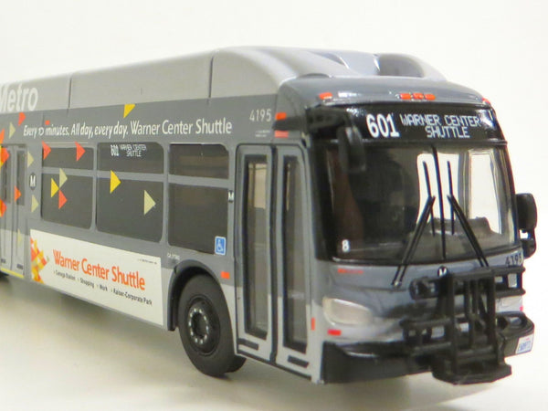 Los Angeles Metro Route 601 1/87 Scale New Flyer Xcelsior XN40 Model Bus